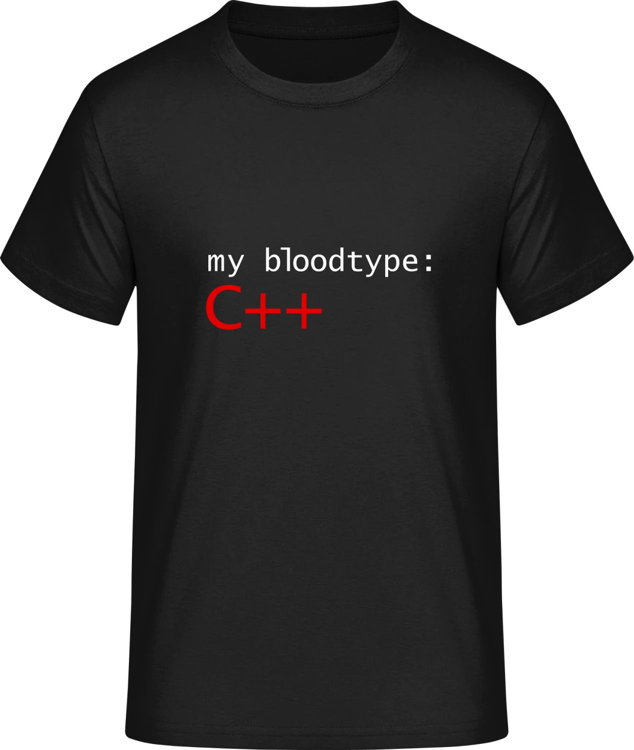 My Bloodtype C++ - Front_Schwarz