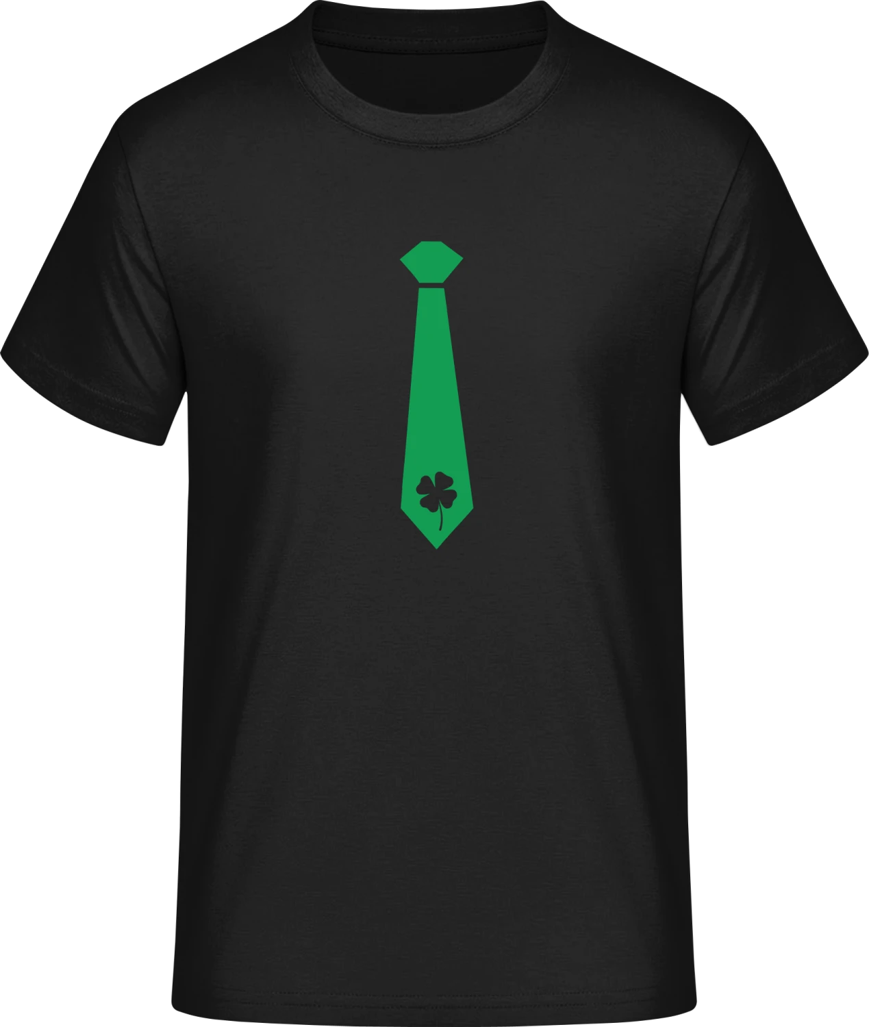 Green Tie - Front_Schwarz