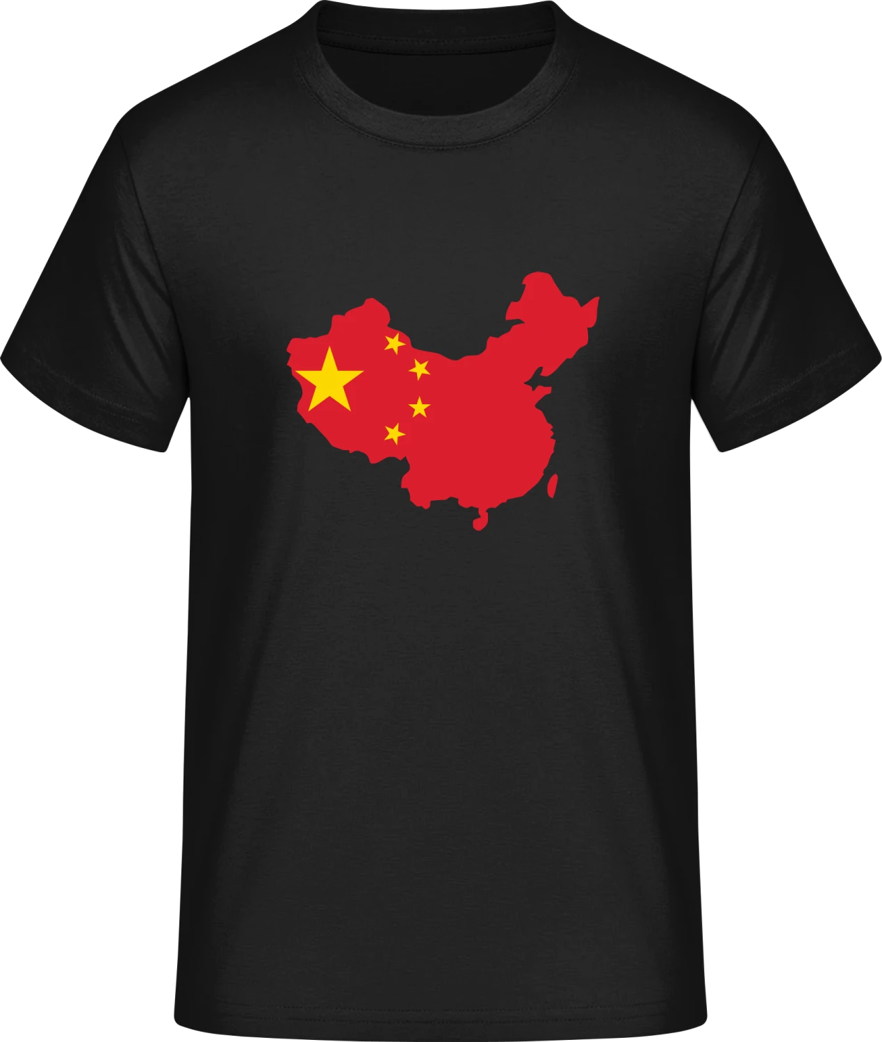 China Map - Front_Schwarz