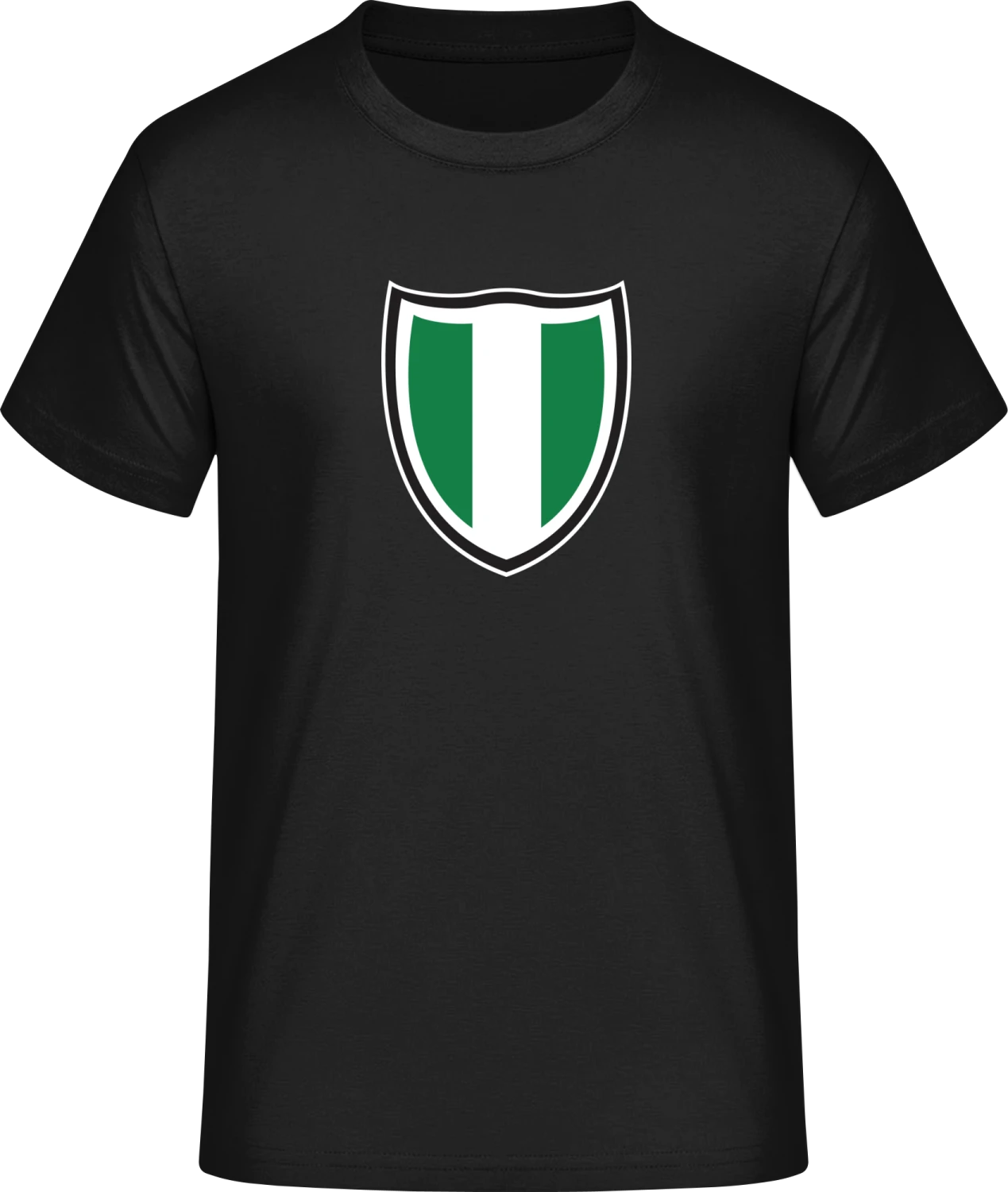 Nigeria Shield Flag - Front_Schwarz