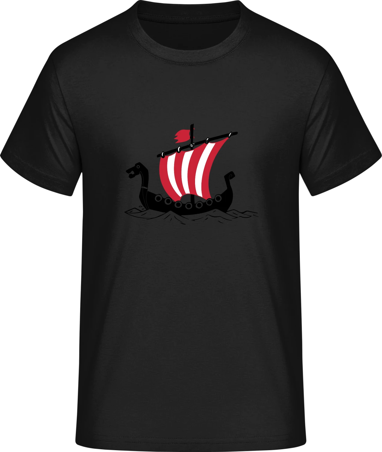 Viking Ship - Front_Schwarz