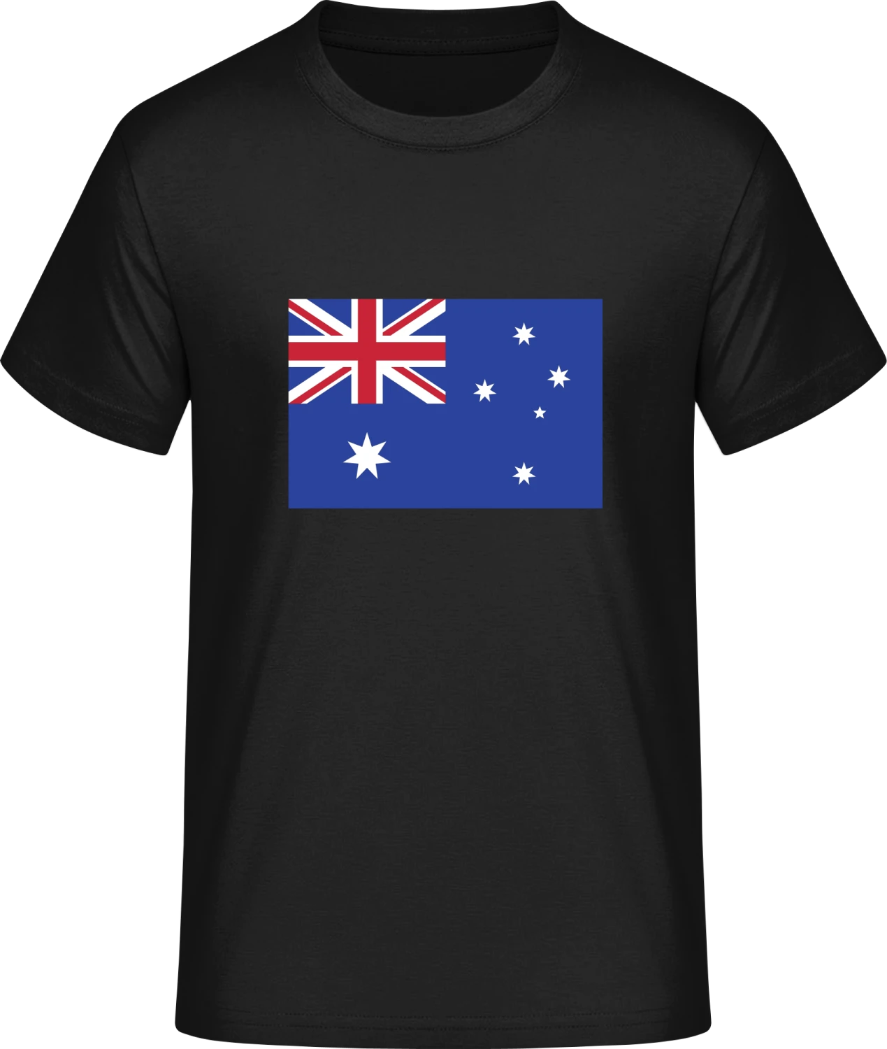 Australia Flag - Front_Schwarz