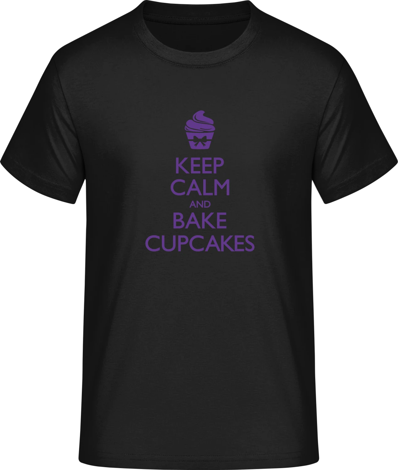 Keep Calm And Bake Cupcakes - Front_Schwarz