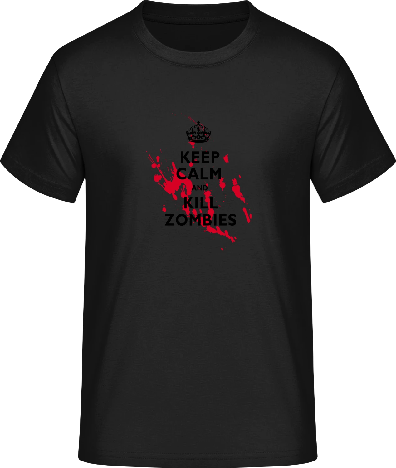 Keep Calm And Kill Zombies - Front_Schwarz