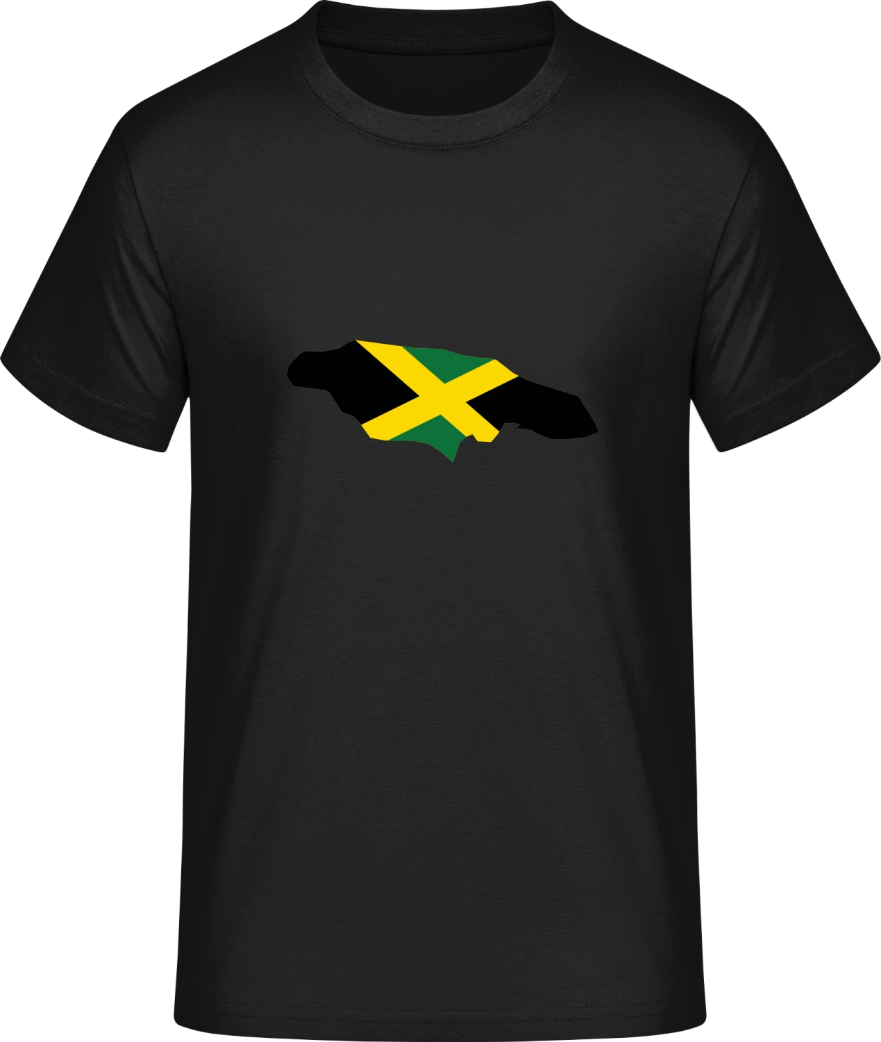 Jamaica Map - Front_Schwarz