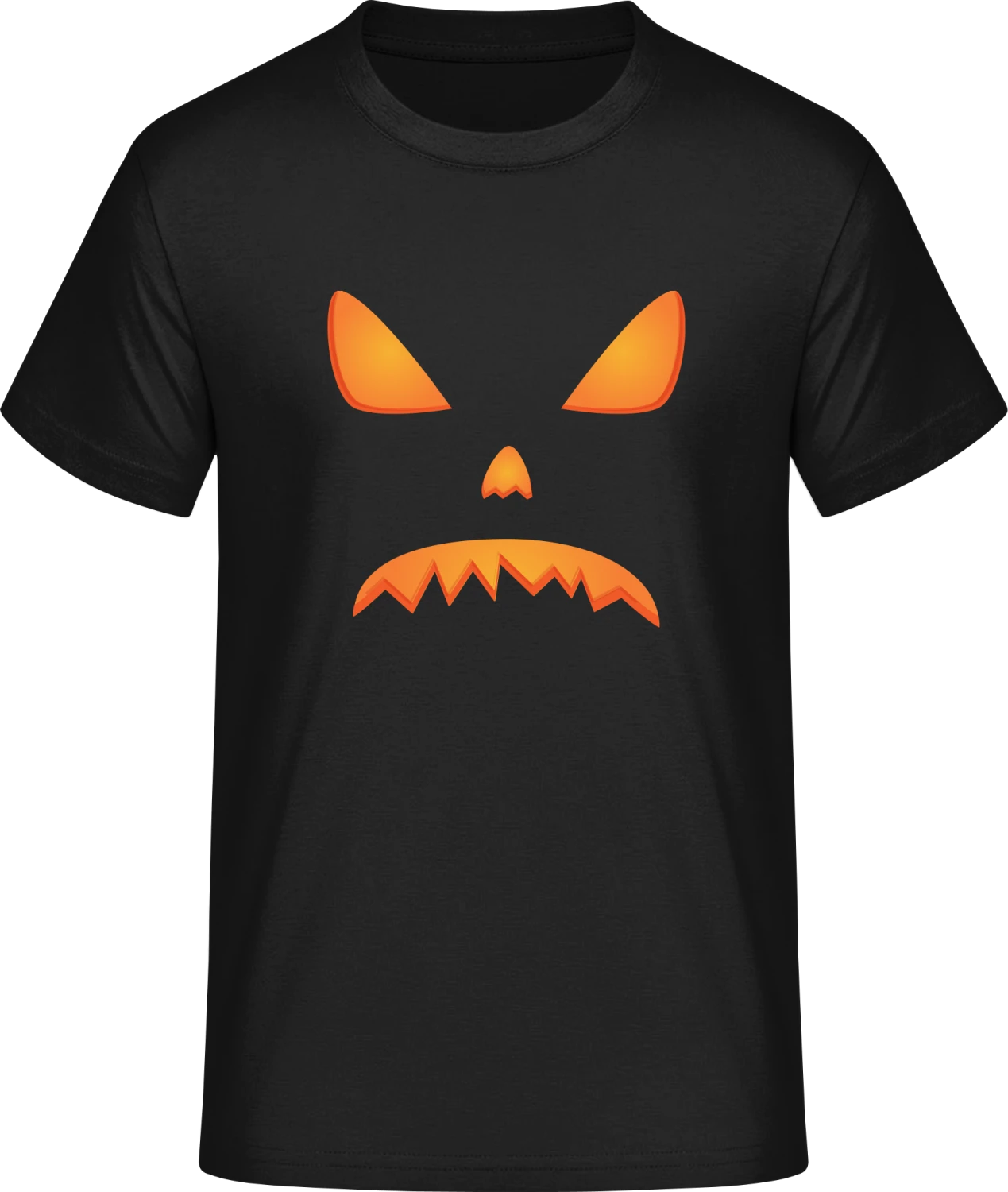 Angry Halloween Pumpkin Effect - Front_Schwarz