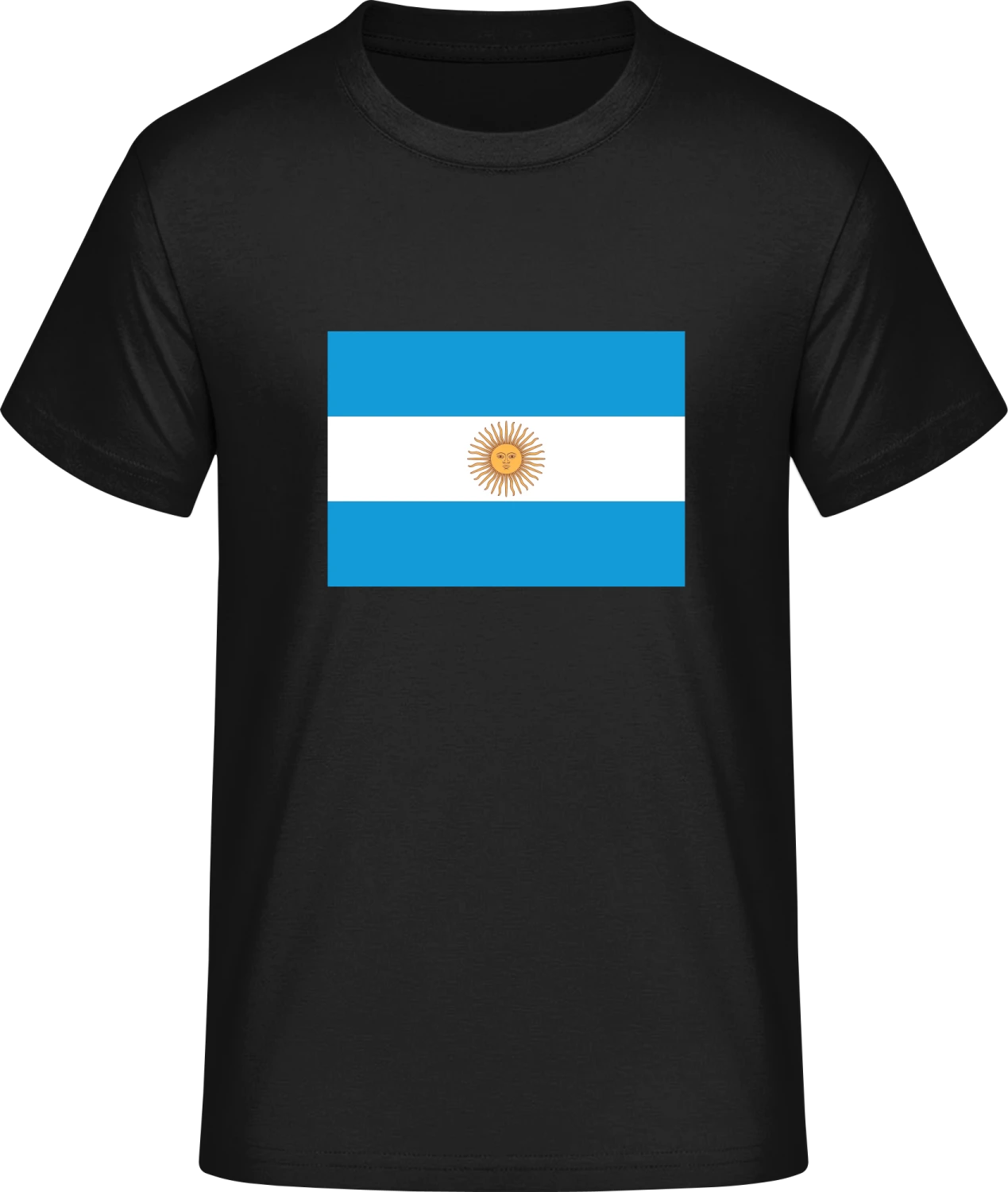 Argentina Flag Classic - Front_Schwarz