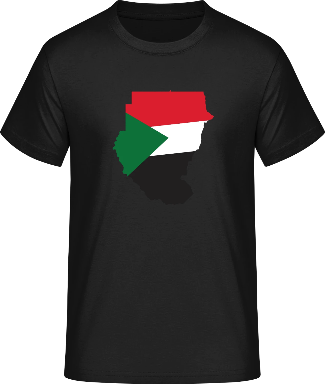 Sudan Map - Front_Schwarz