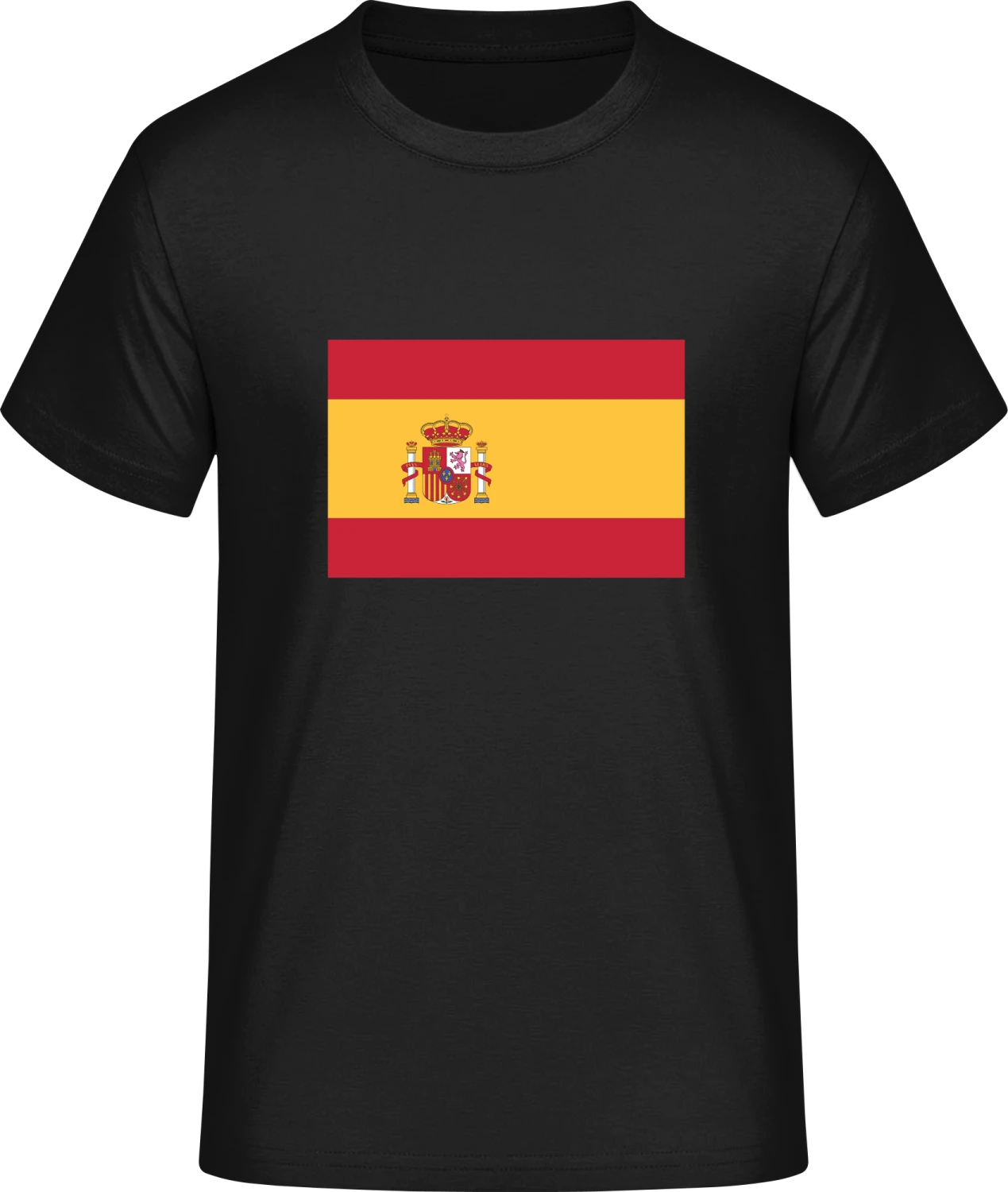 Spain Flag - Front_Schwarz