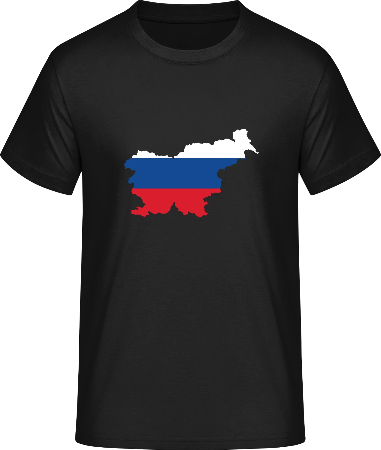 Slovenia Map - Front_Schwarz