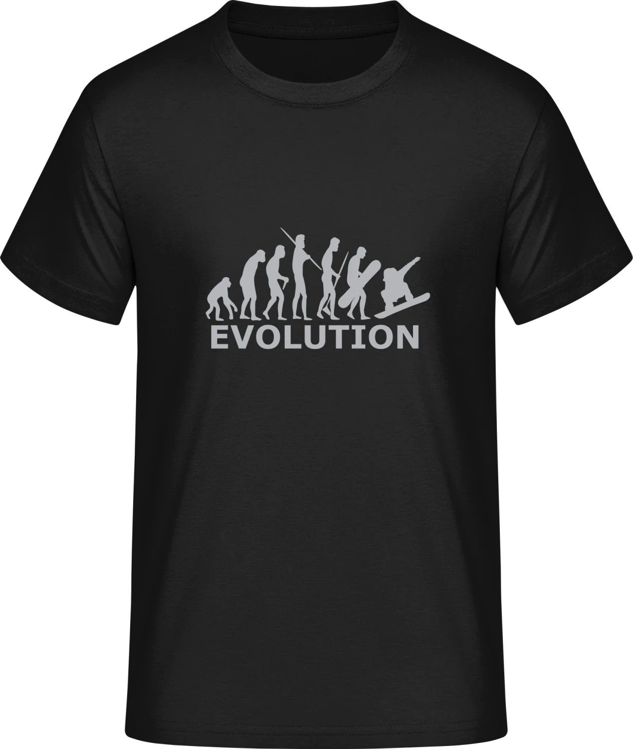 Snowboarder Evolution - Front_Schwarz