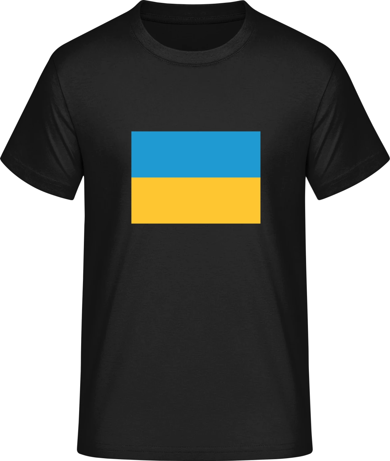 Ukraine Flag - Front_Schwarz