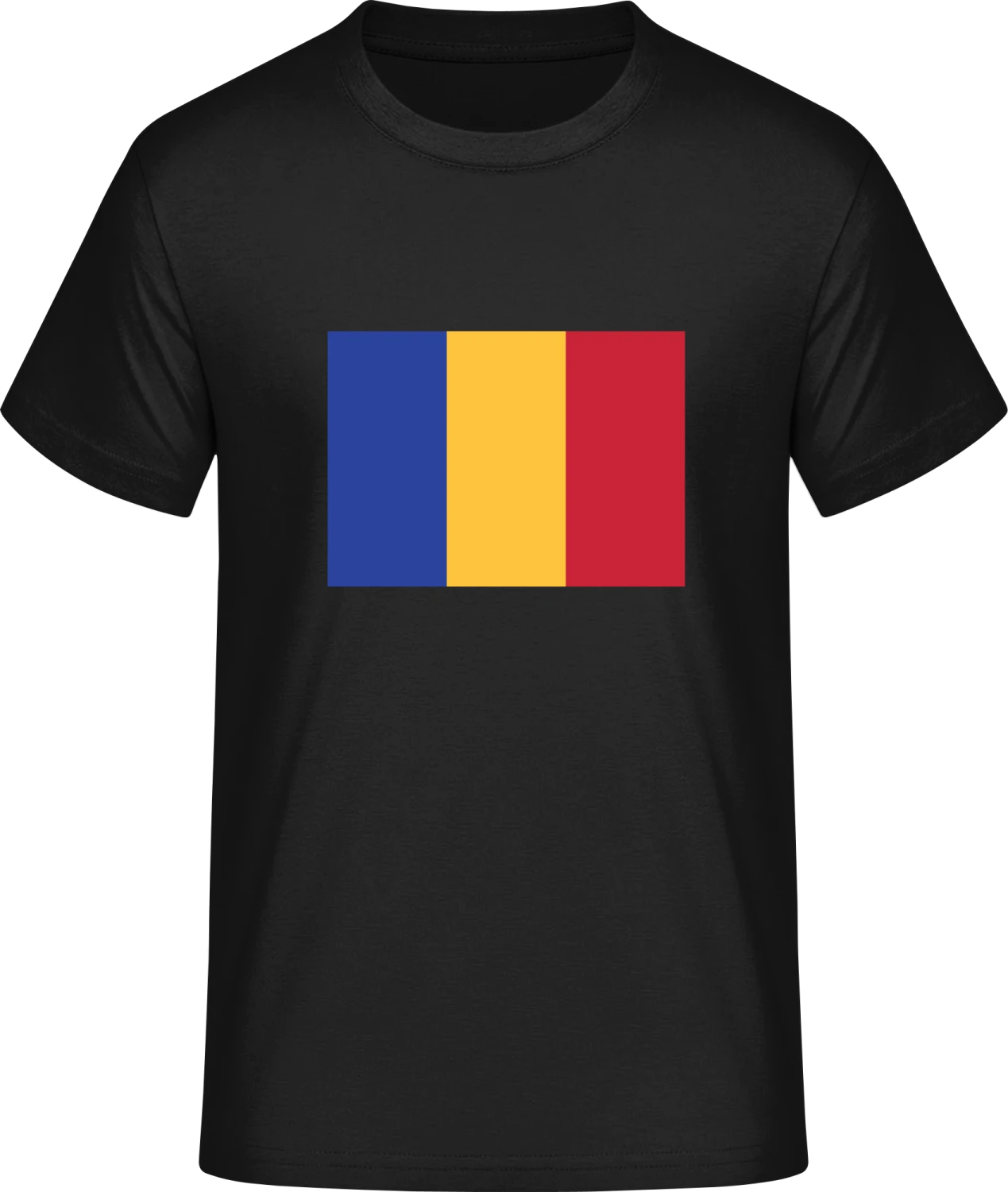 Romania Flag - Front_Schwarz