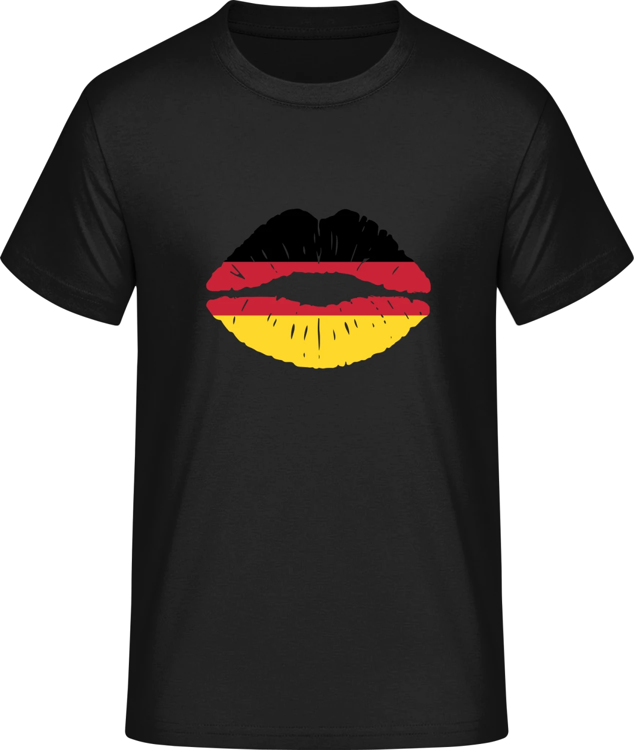 German Kiss Flag - Front_Schwarz