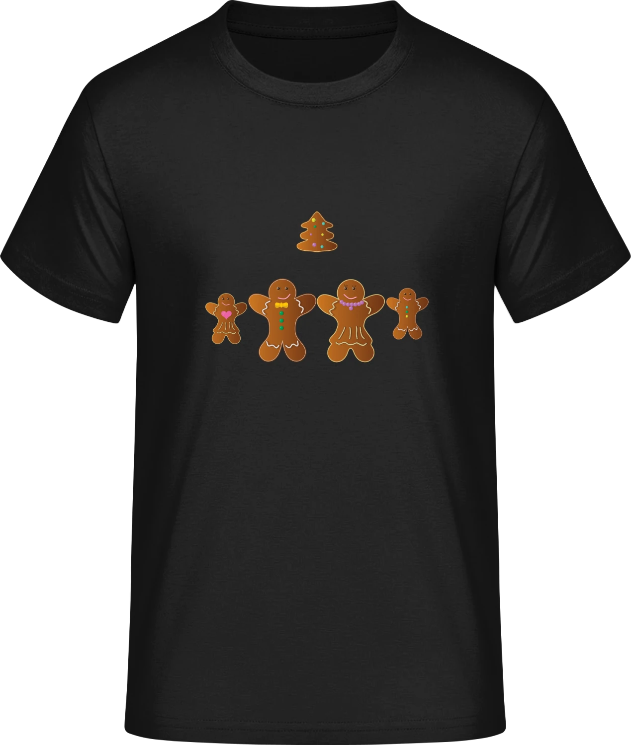 Gingerbread Family - Front_Schwarz