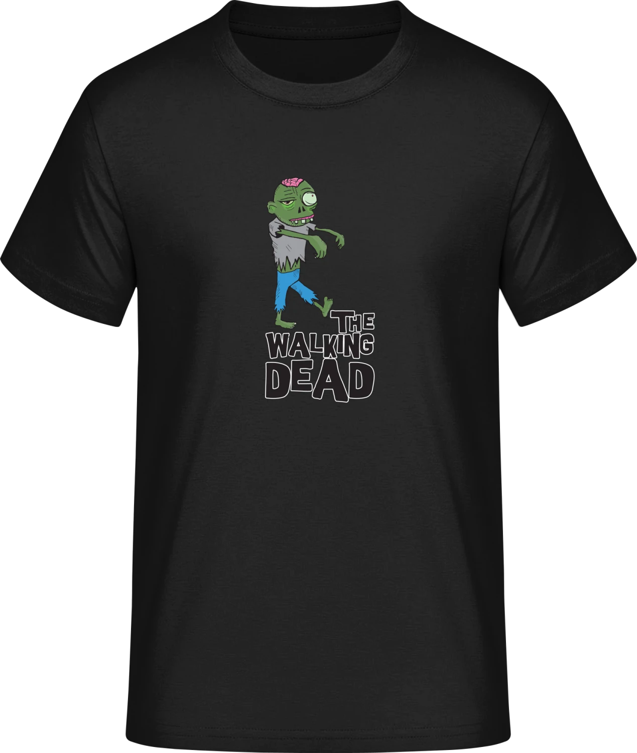 Green Zombie The Walking Dead - Front_Schwarz