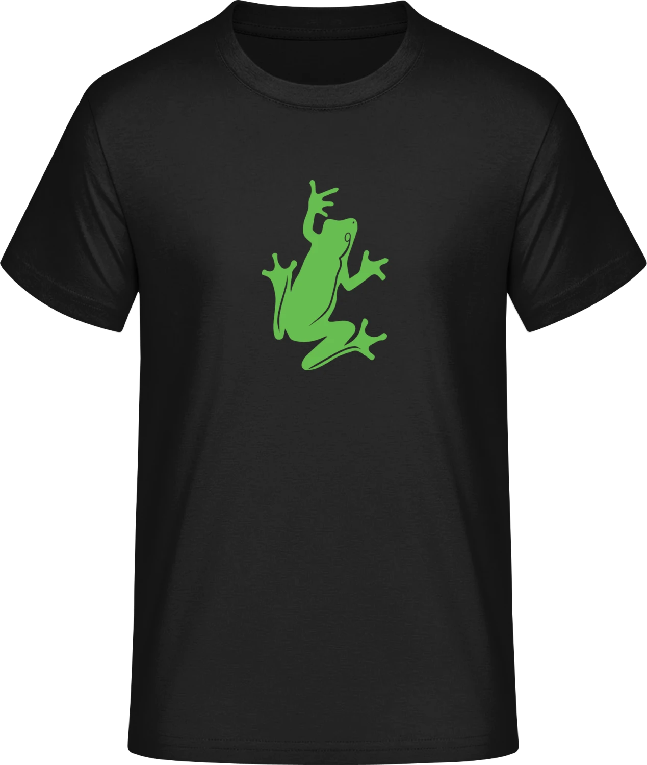 Frog Illustration - Front_Schwarz