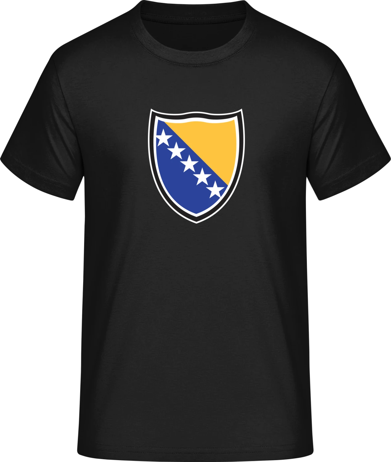 Bosnia Shield - Front_Schwarz