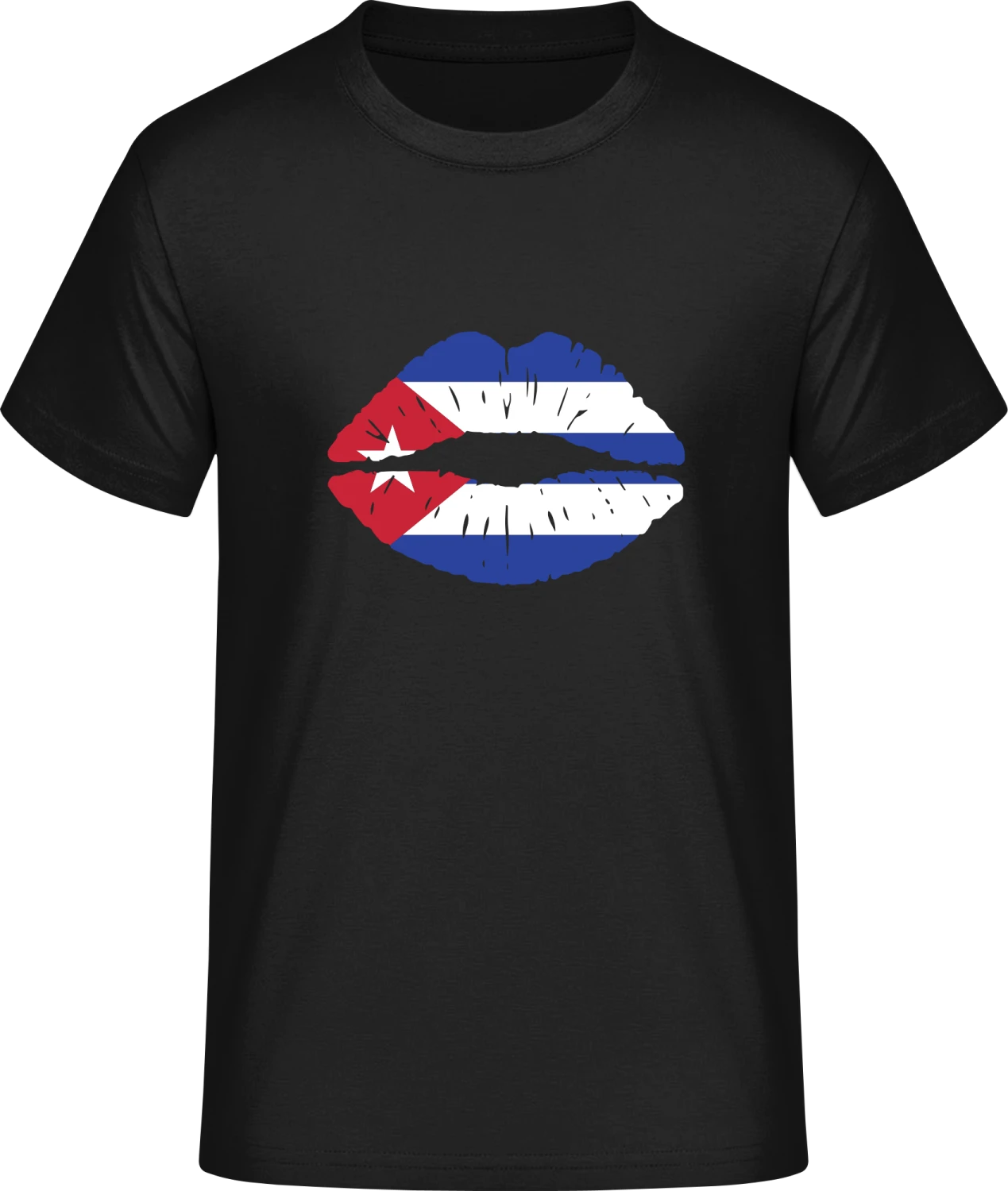 Cuban Kiss Flag - Front_Schwarz