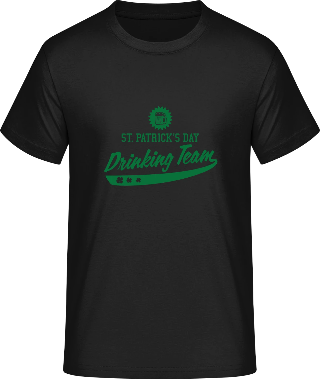 St. Patricks Day Drinking Team - Front_Schwarz