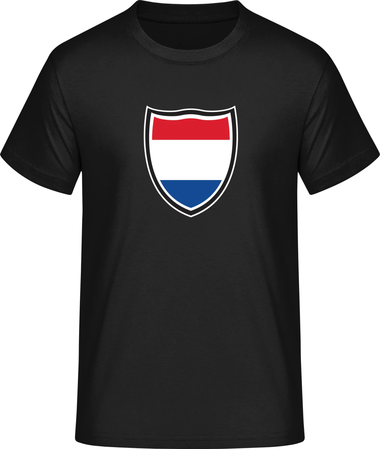 Netherlands Shield Flag - Front_Schwarz