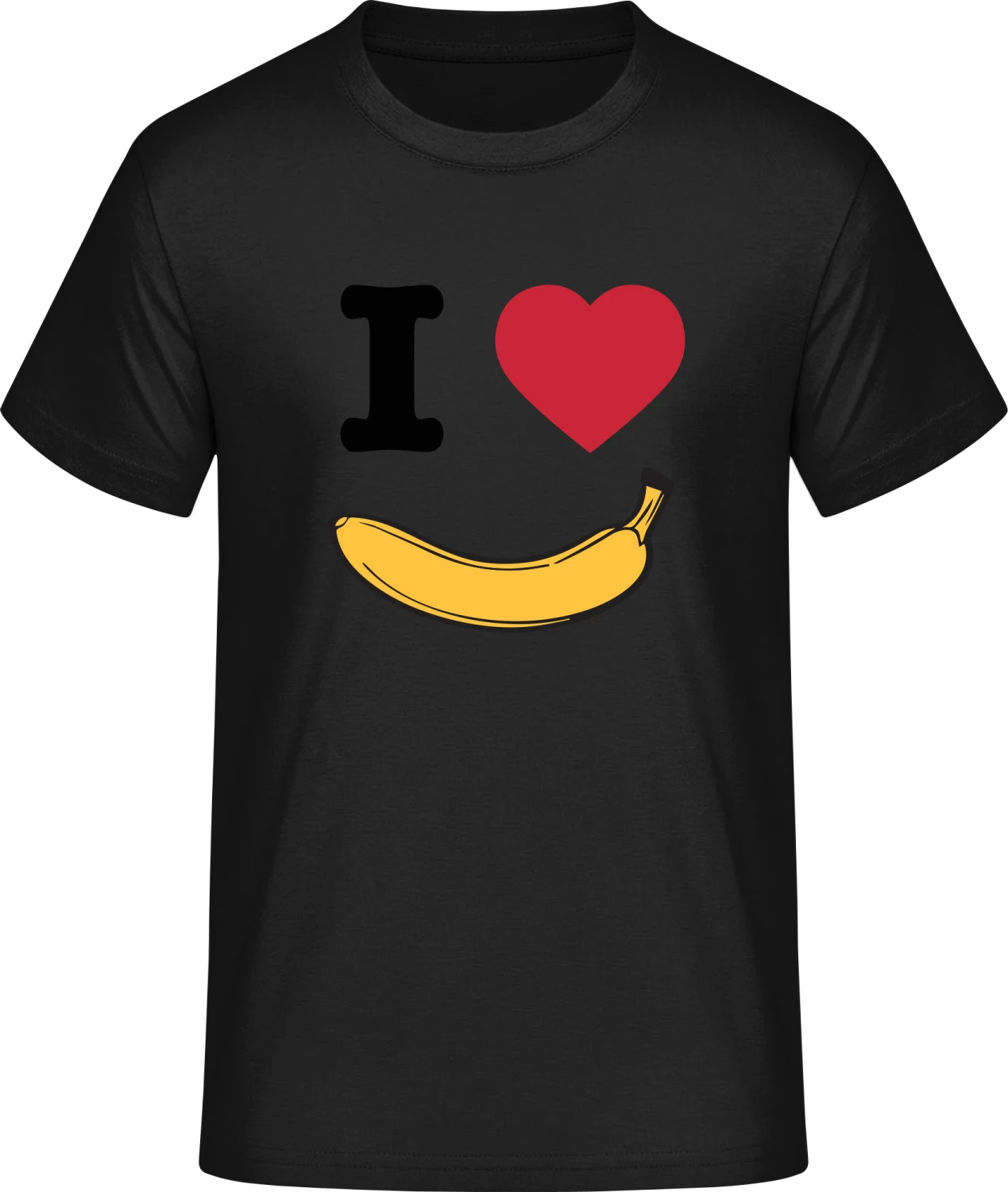 I Love Banana - Front_Schwarz