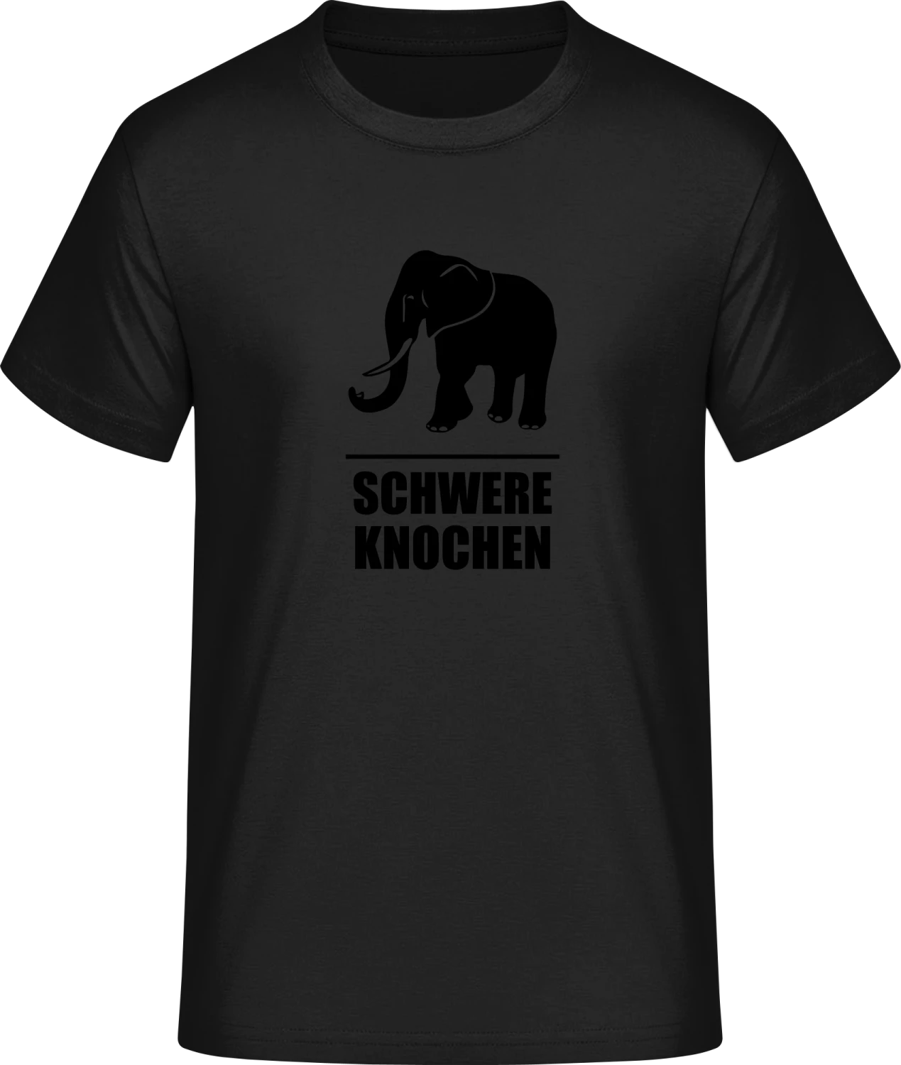 Schwere Knochen - Front_Schwarz