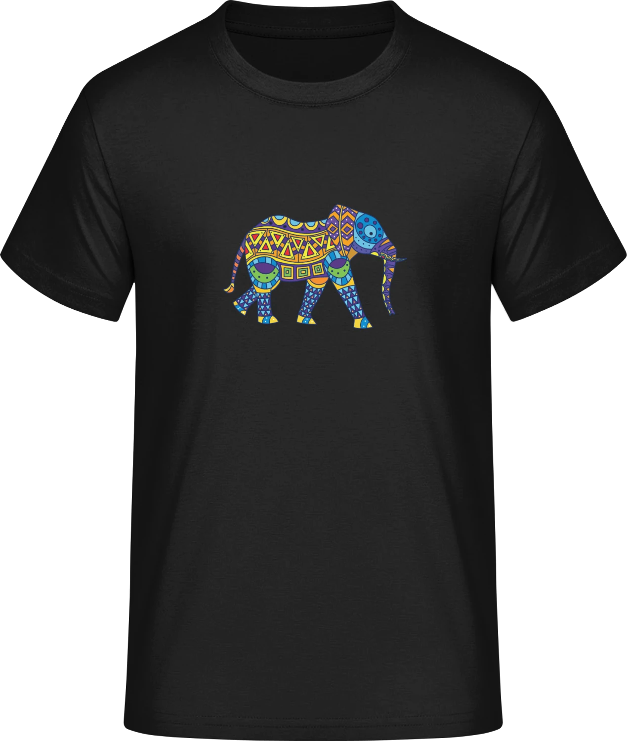 Stylish Indian Elephant - Front_Schwarz