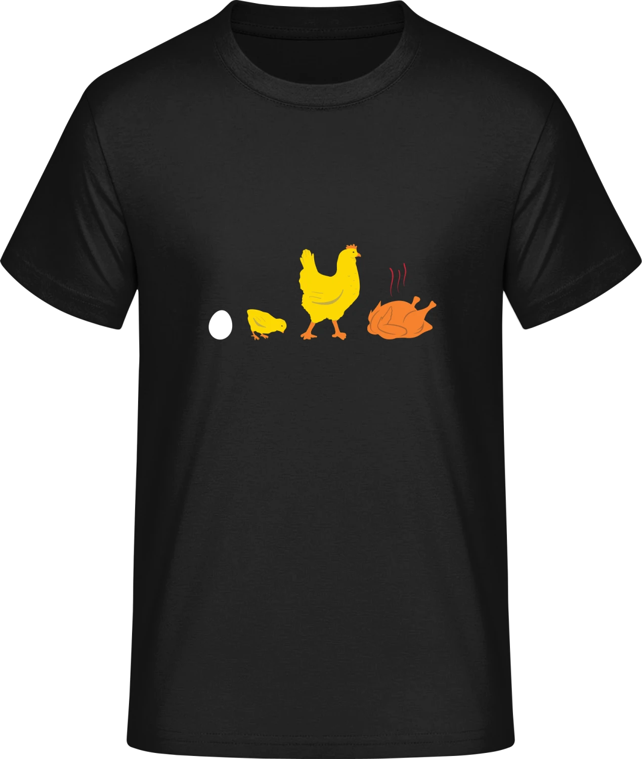 Chicken Evolution - Front_Schwarz