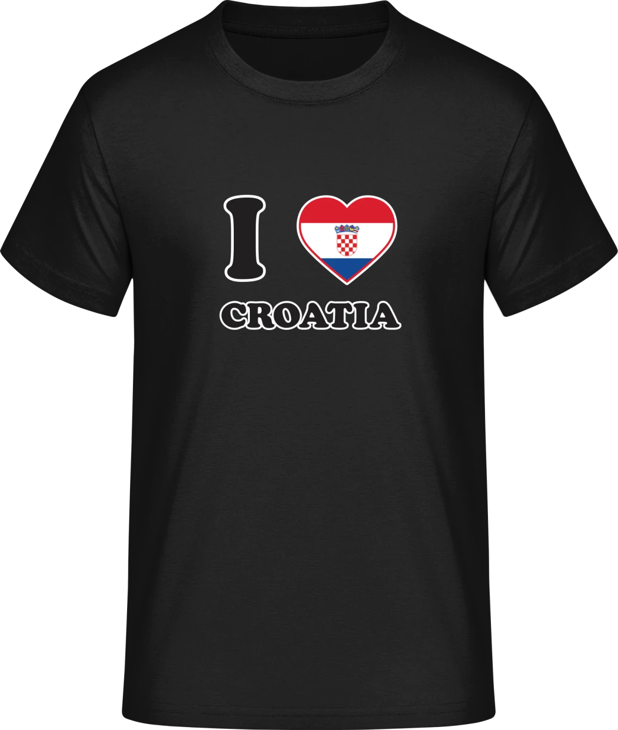 I Love Croatia - Front_Schwarz