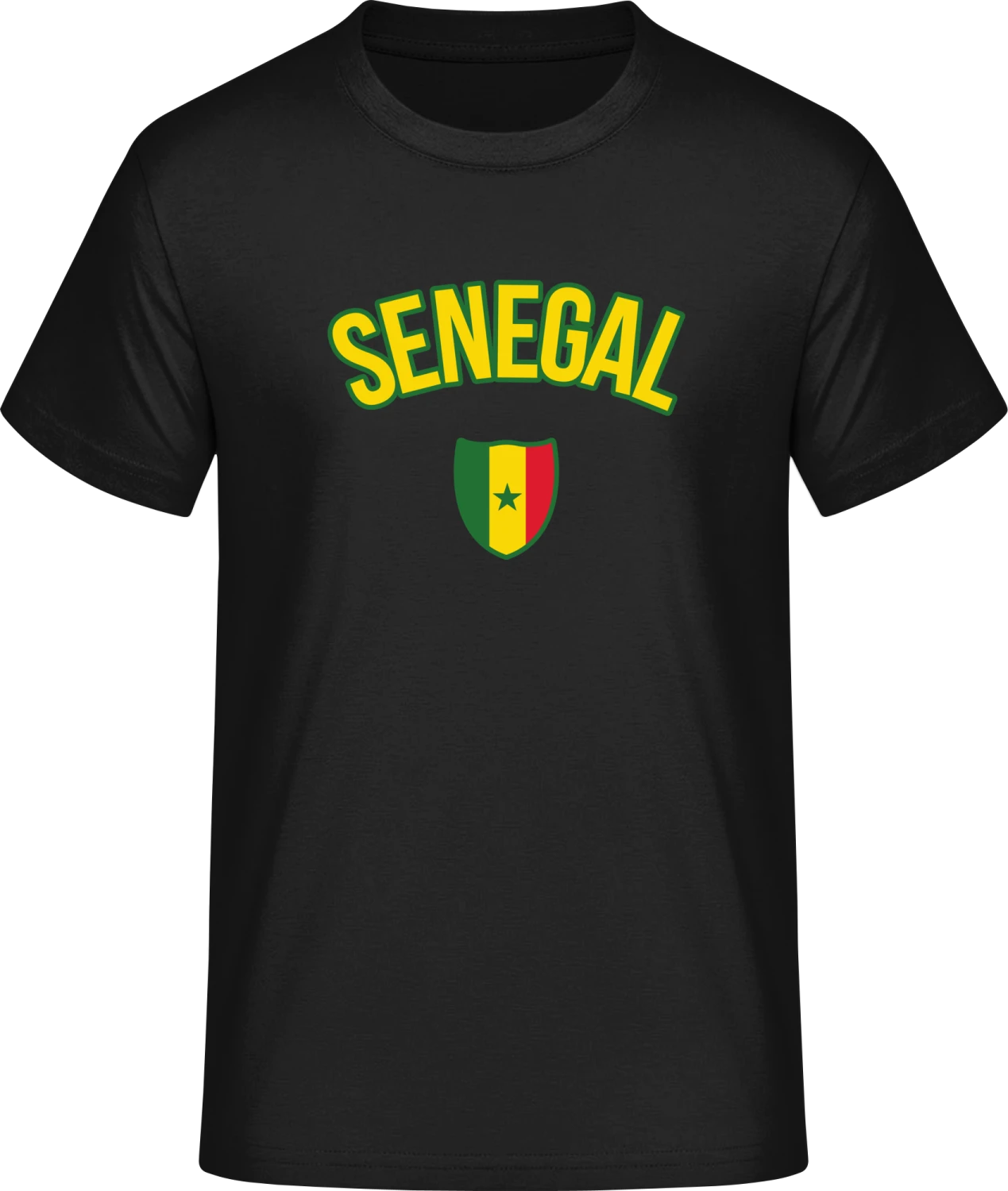 SENEGAL Fan - Front_Schwarz