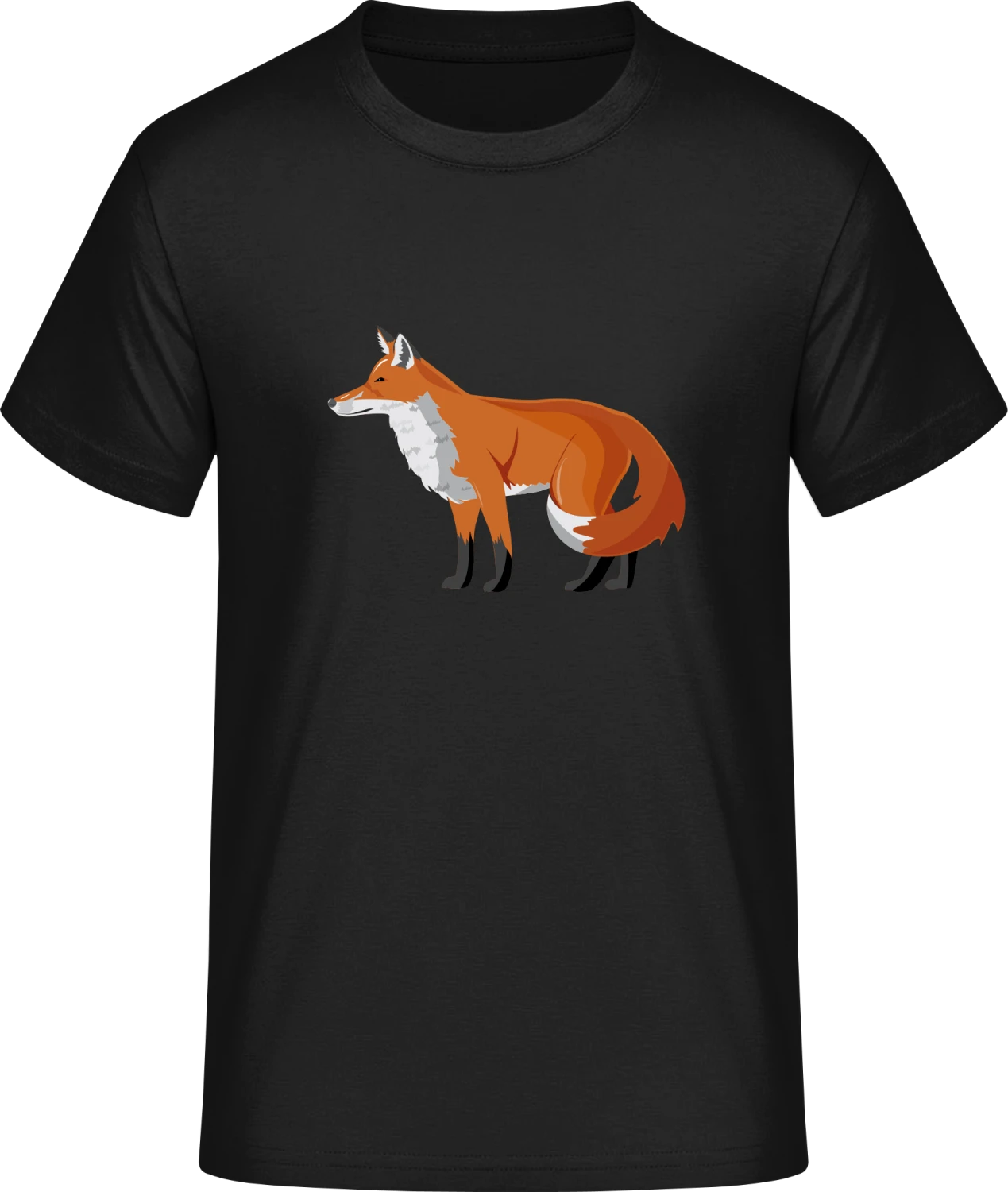 Fox Illustration - Front_Schwarz