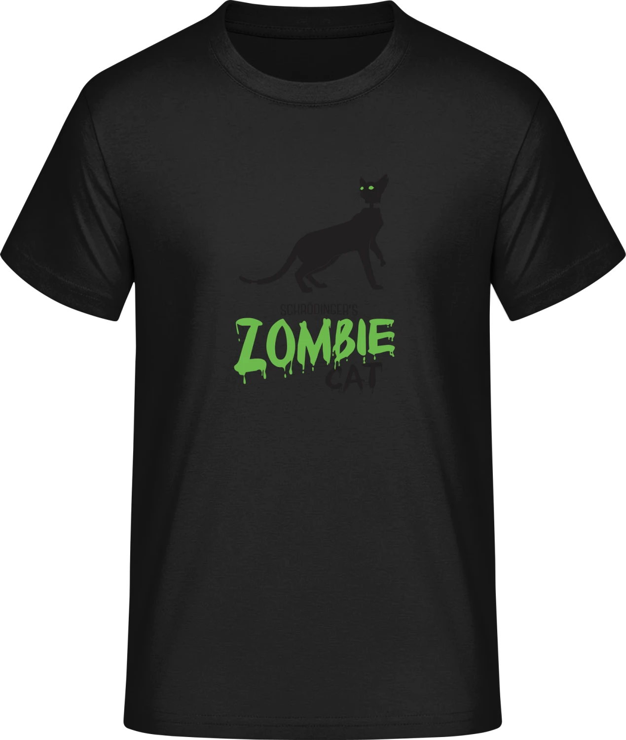 Schrödinger's Zombie Cat - Front_Schwarz