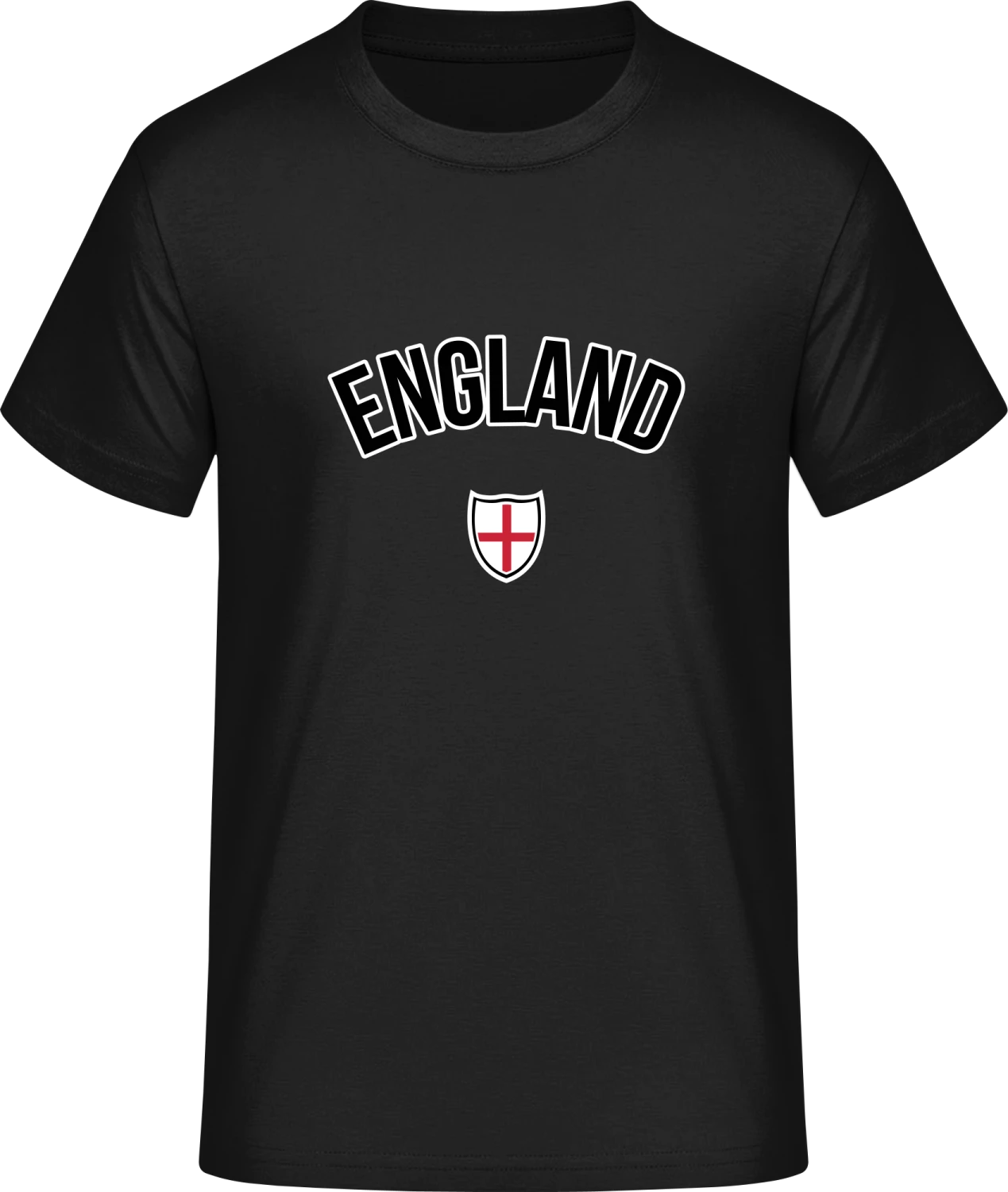 ENGLAND Flag Fan - Front_Schwarz