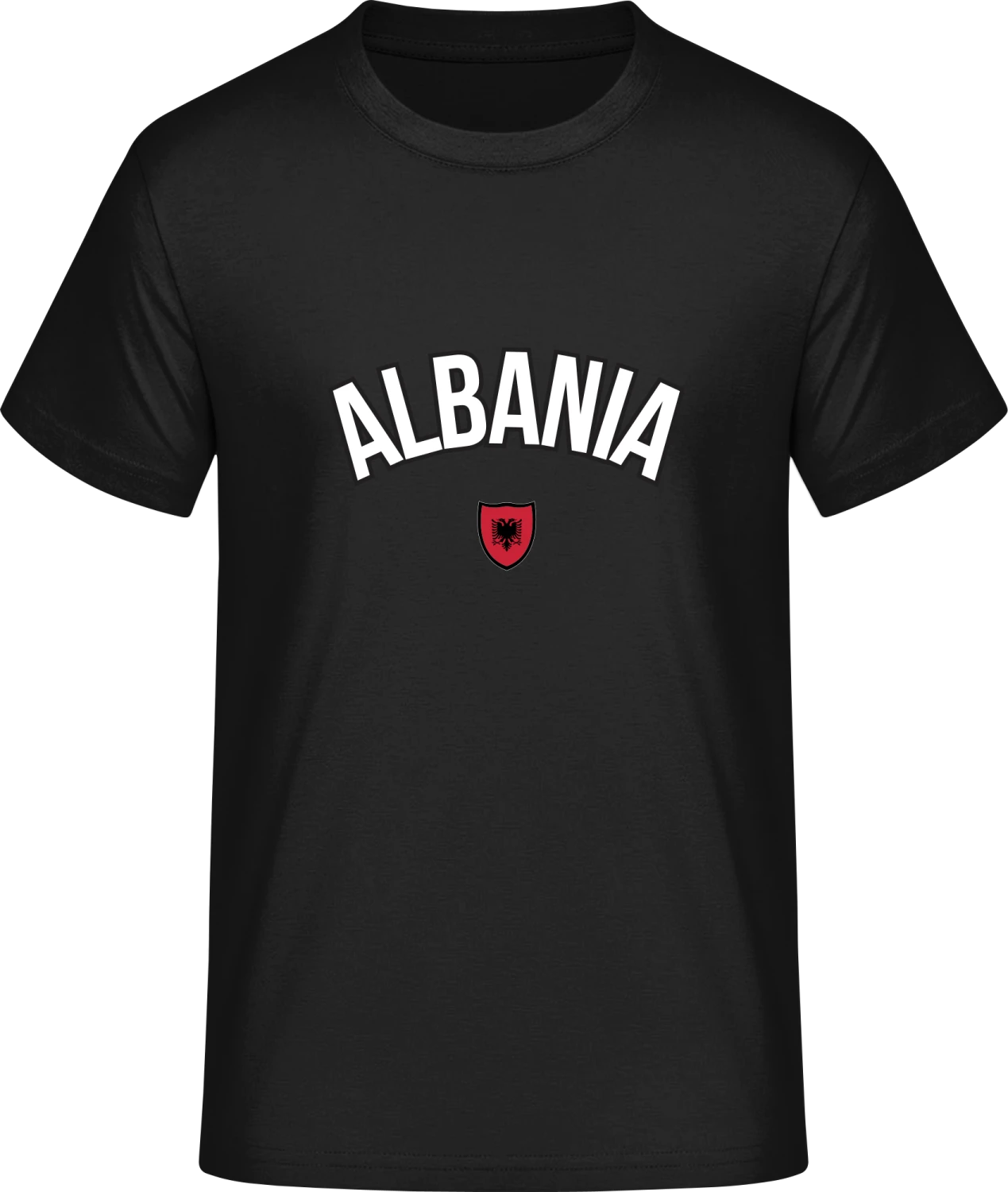 ALBANIA Football Fan - Front_Schwarz