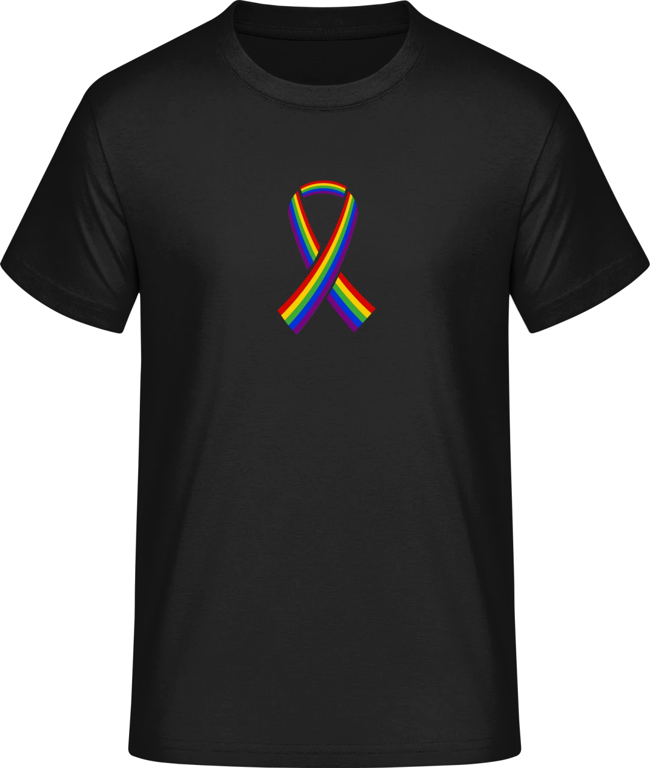 Rainbow Ribbon - Front_Schwarz