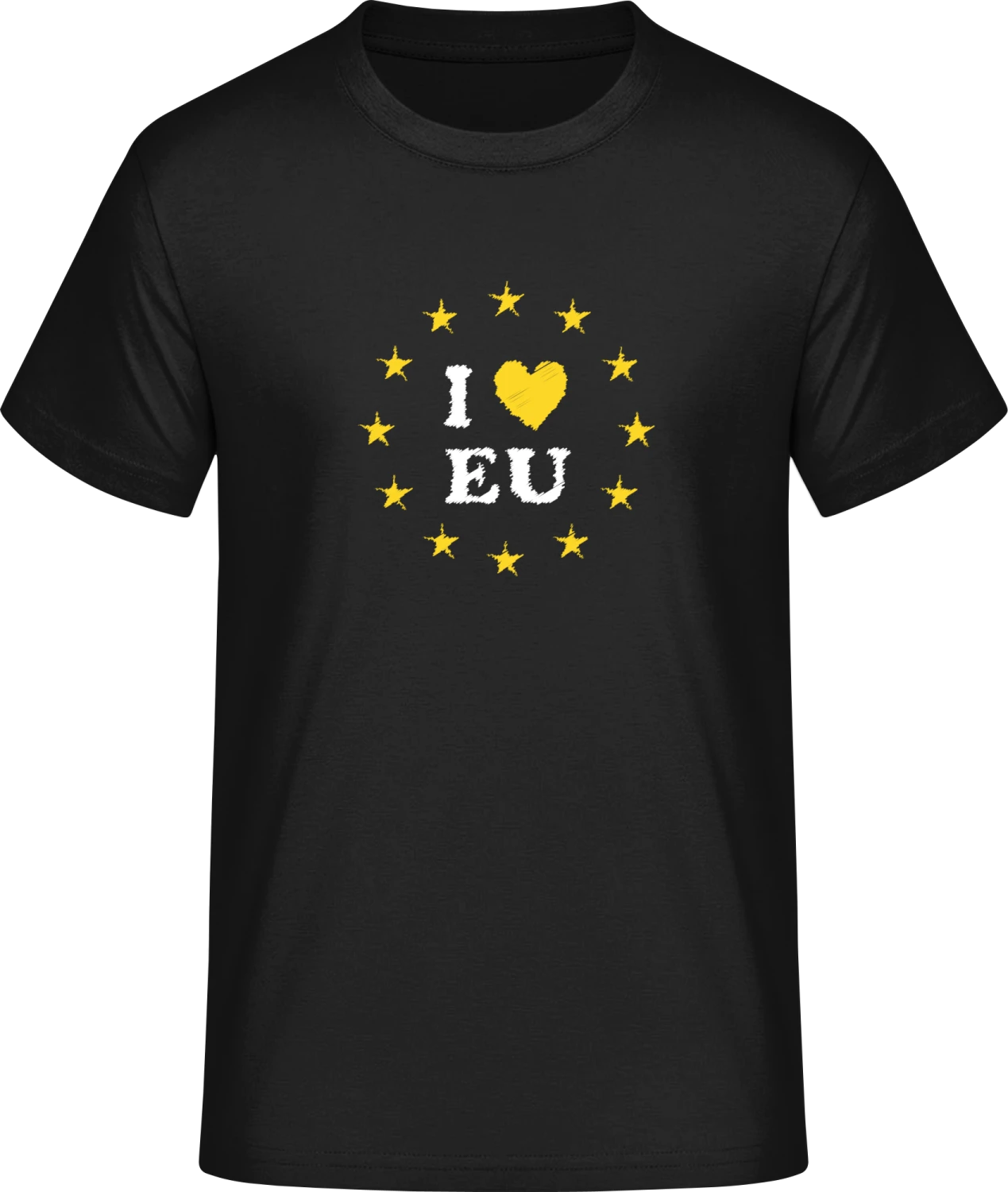 I Love EU Scribble - Front_Schwarz