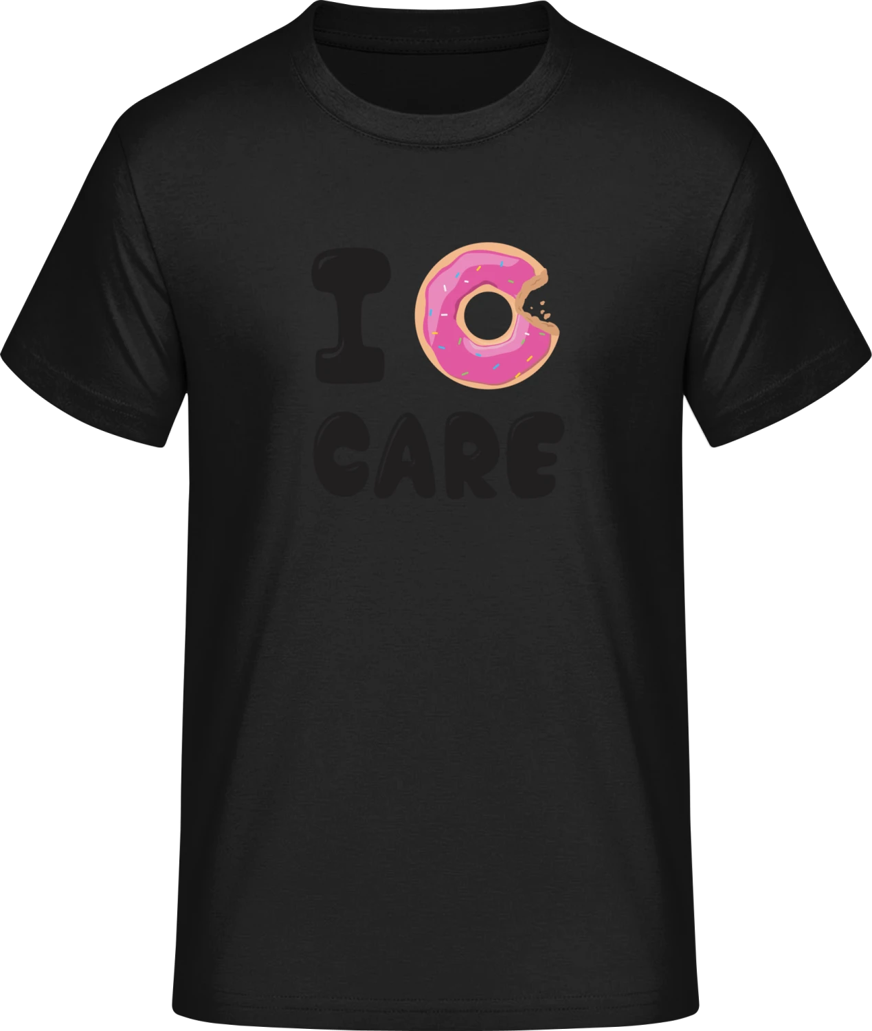 I Donut Care - Front_Schwarz