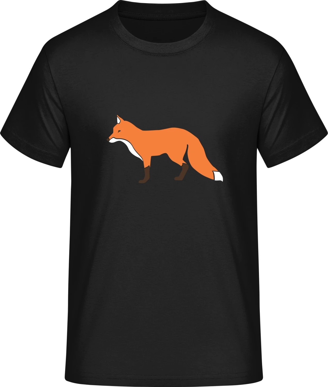 Fox Full Body - Front_Schwarz