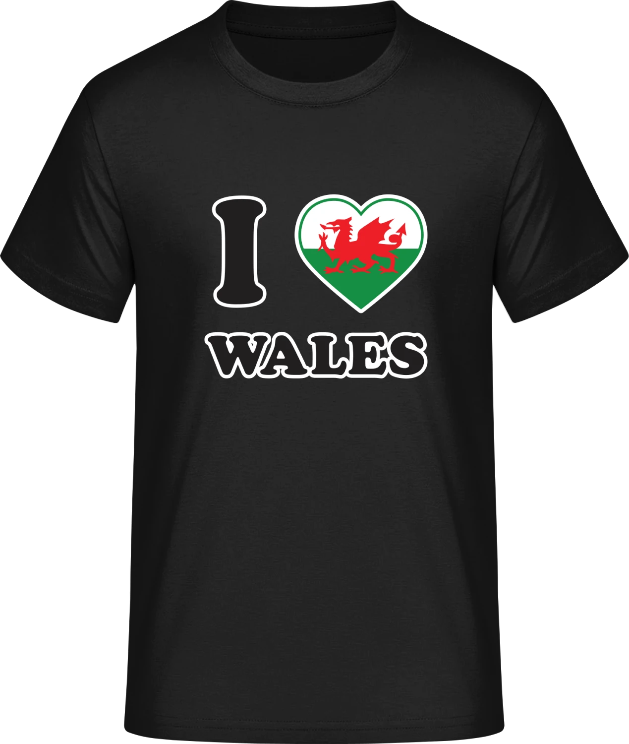 I Love Wales - Front_Schwarz