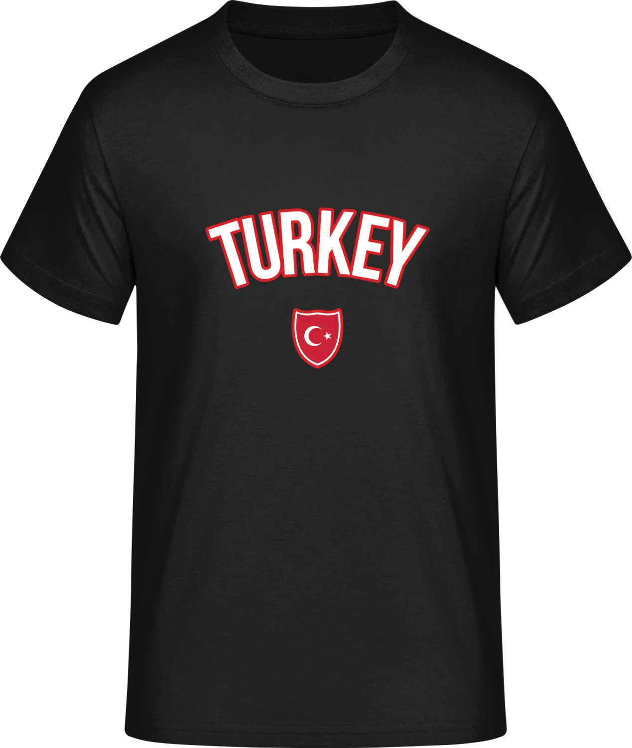 TURKEY Football Fan - Front_Schwarz