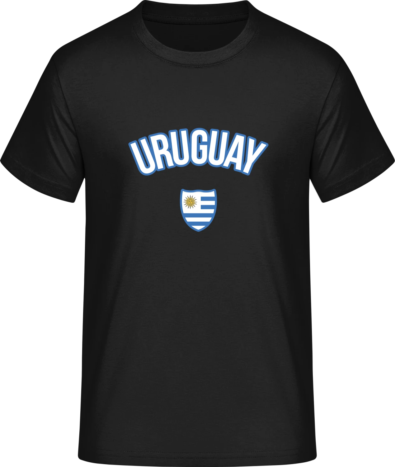 URUGUAY Fan - Front_Schwarz