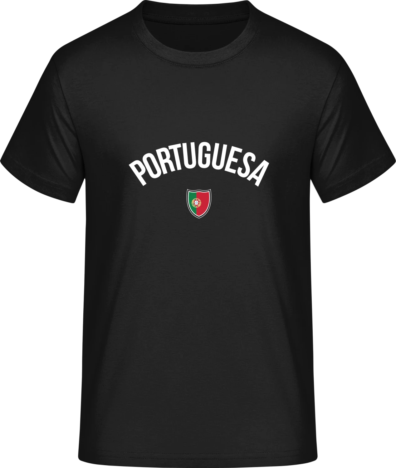 PORTUGUESA Flag Fan - Front_Schwarz