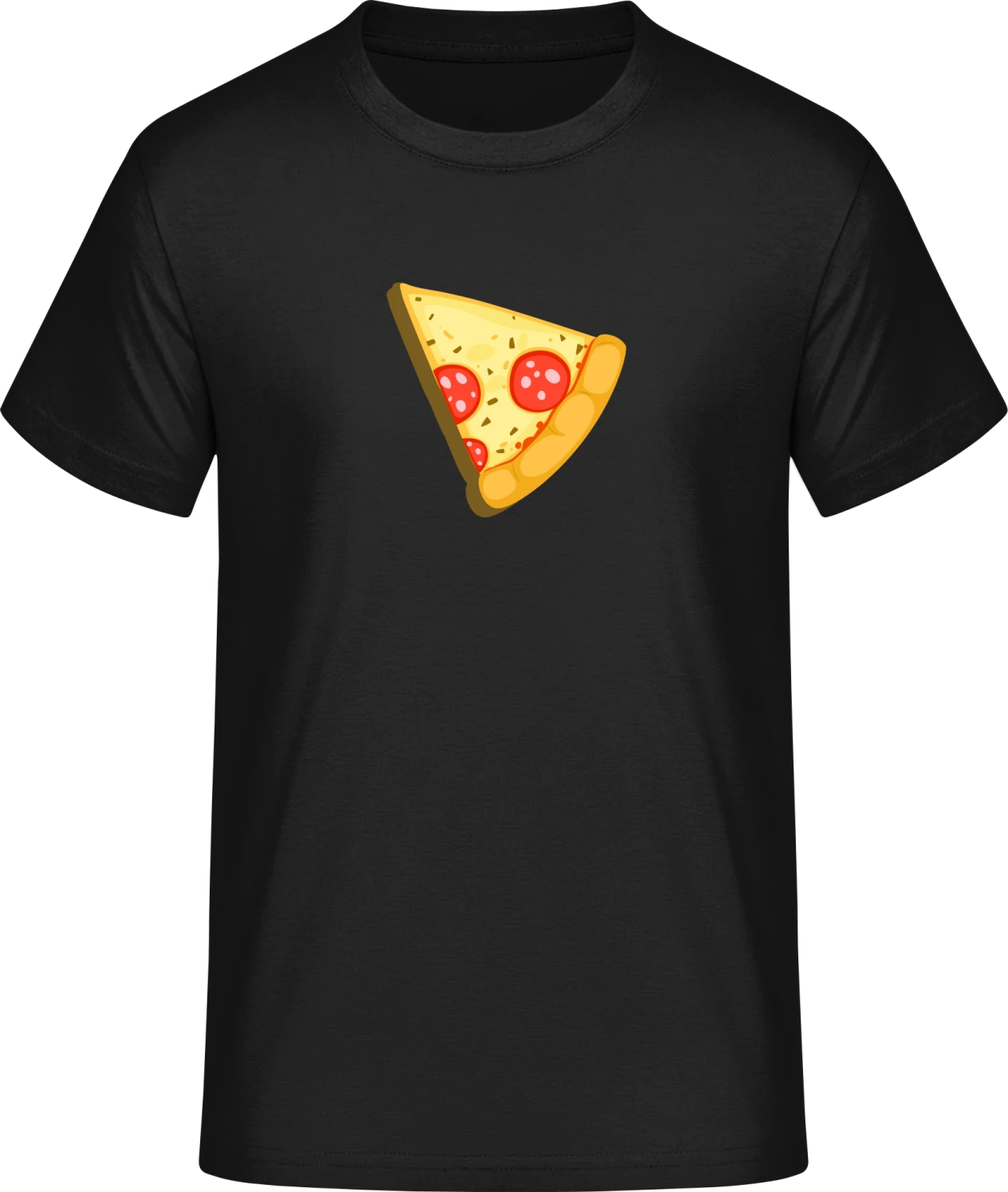 Slice Of Pizza - Front_Schwarz