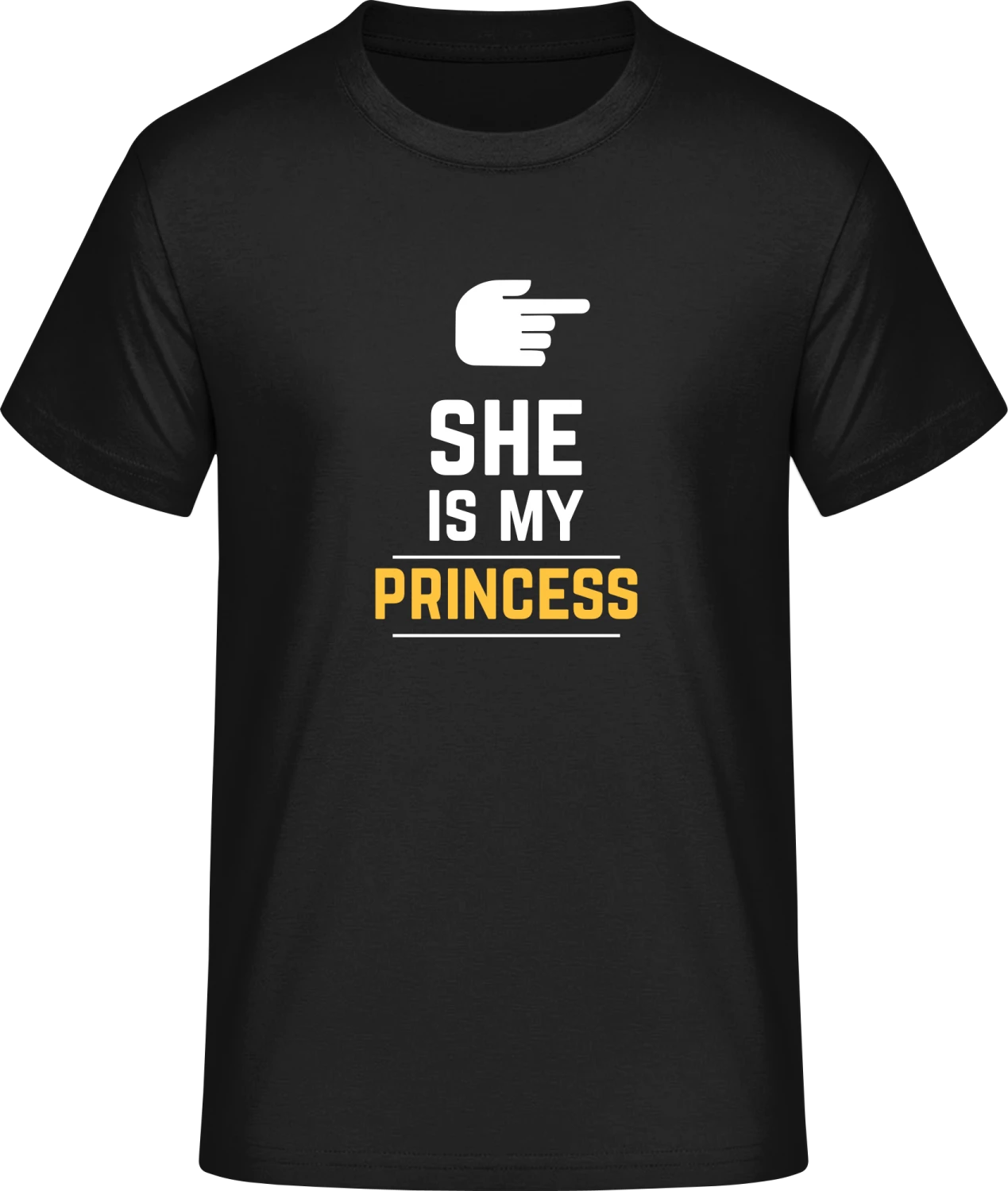 She Is My Princess - Front_Schwarz