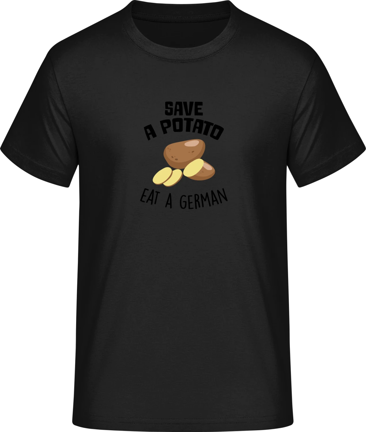 Save A Potato - Front_Schwarz