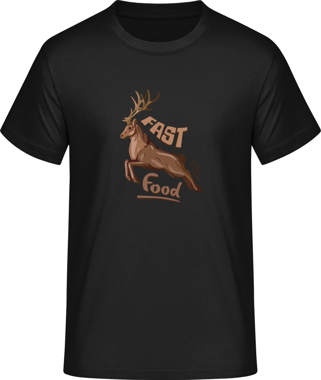 Deer Fast Food - Front_Schwarz