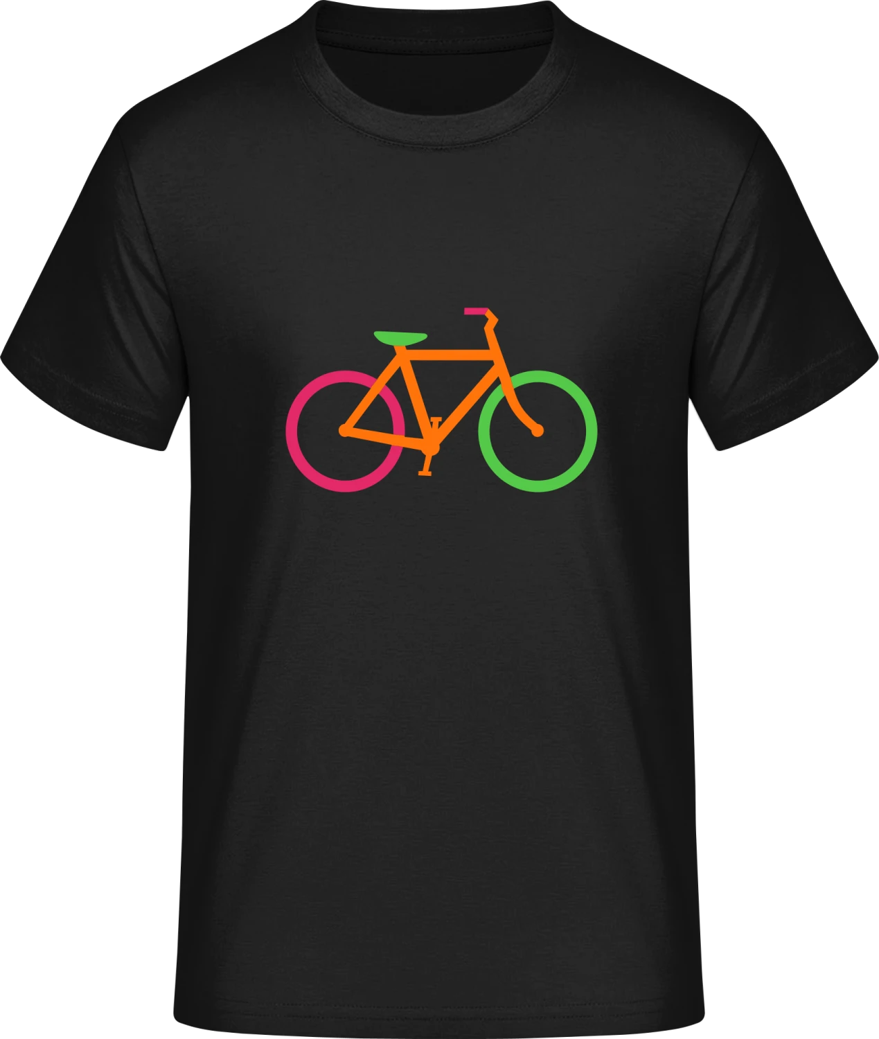 Colored Bike Hipster - Front_Schwarz