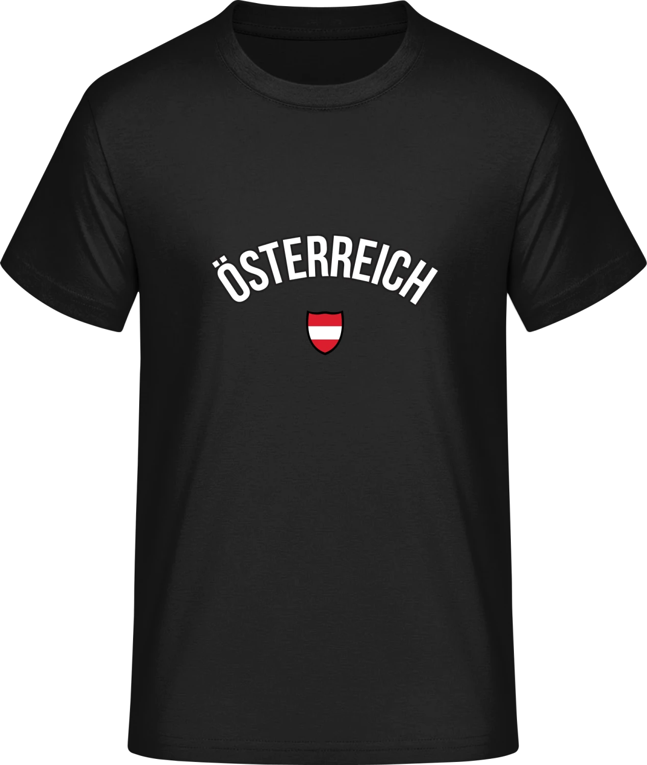 ÖSTERREICH Flag Fan - Front_Schwarz