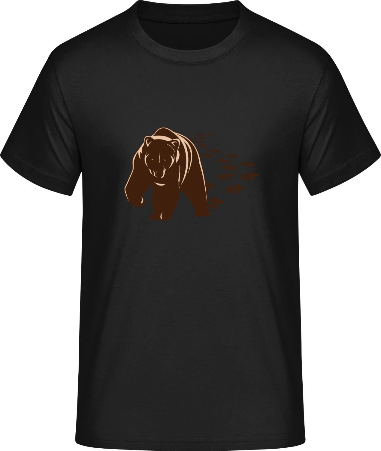 Walking Brown Bear - Front_Schwarz